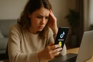 משתמש מגיש ערעור על חסימת חשבון TikTok ישירות מתוך האפליקציה