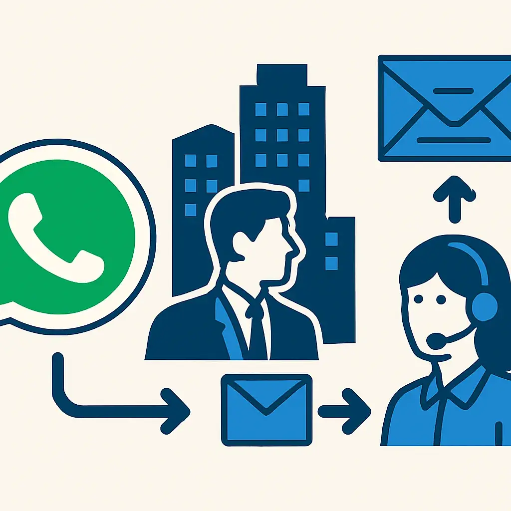 מסך WhatsApp מציג את בדיקות ההודעות העסקיות החדשות שהחברה מריצה בשלב הפיילוט